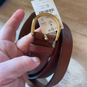 Jcrew m-l leather belt